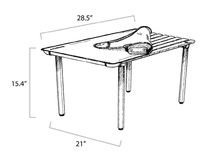 Assembled dimensions