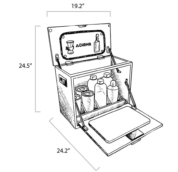 Assembled dimensions