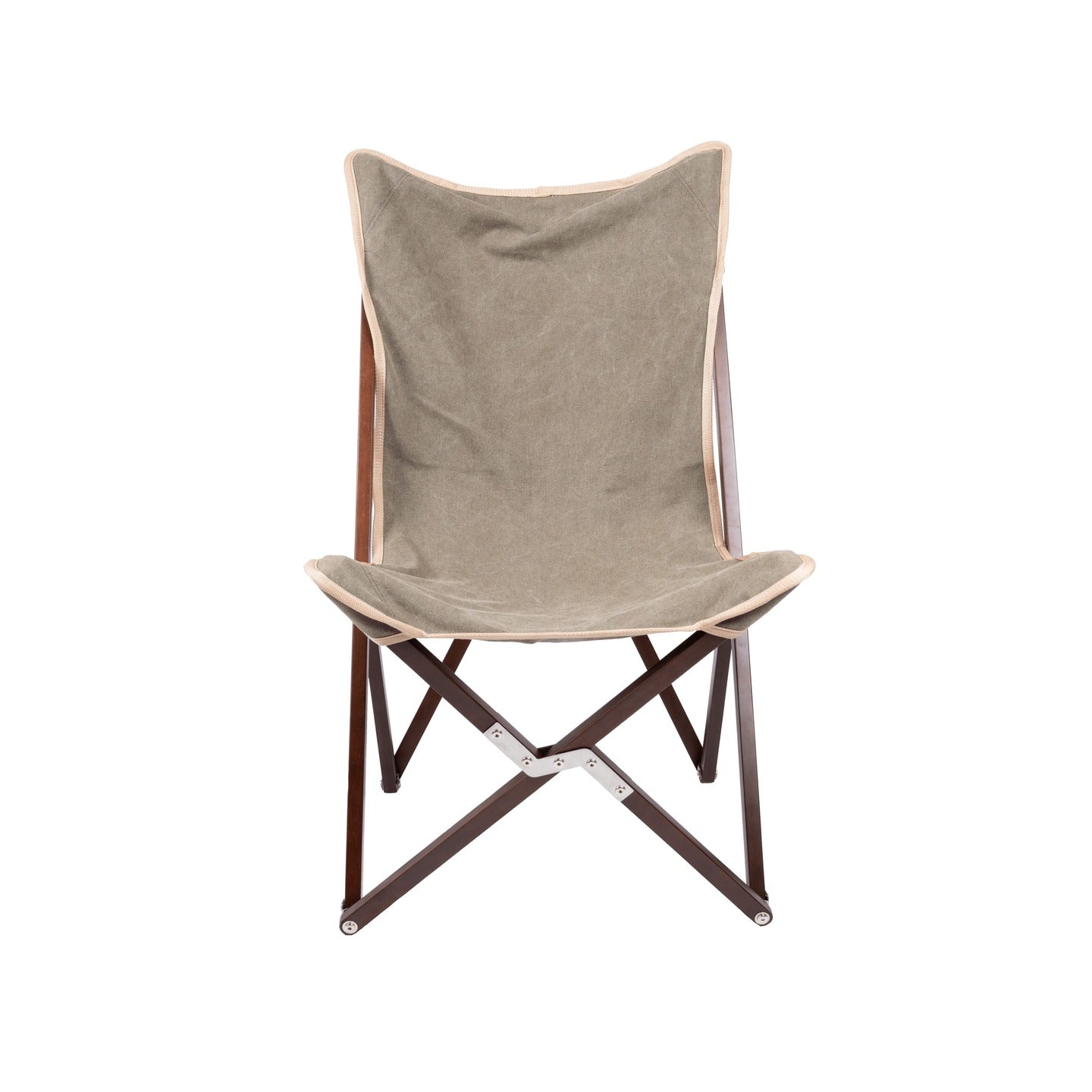 Luxury Outdoor Folding Camping Chair  Made with Wood & Canvas – Chama  Chairs